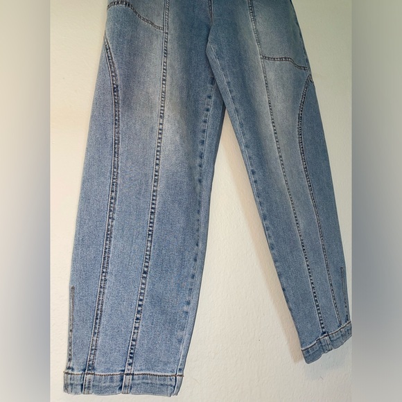 Ulla Johnson Otto High Waisted Straight Leg Tie Waist Designer Denim Jeans NWOT - Picture 5 of 12